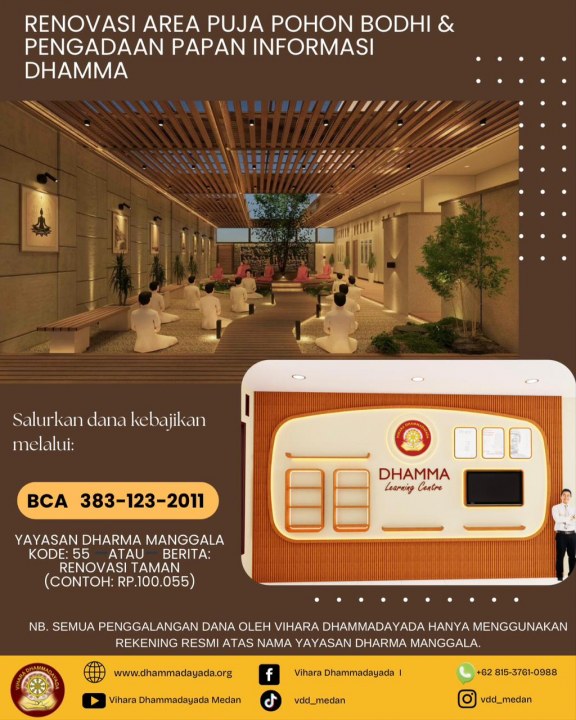 foto-danaparami-Renovasi area pūjā pohon Bodhi & pengadaan papan informasi Dhamma