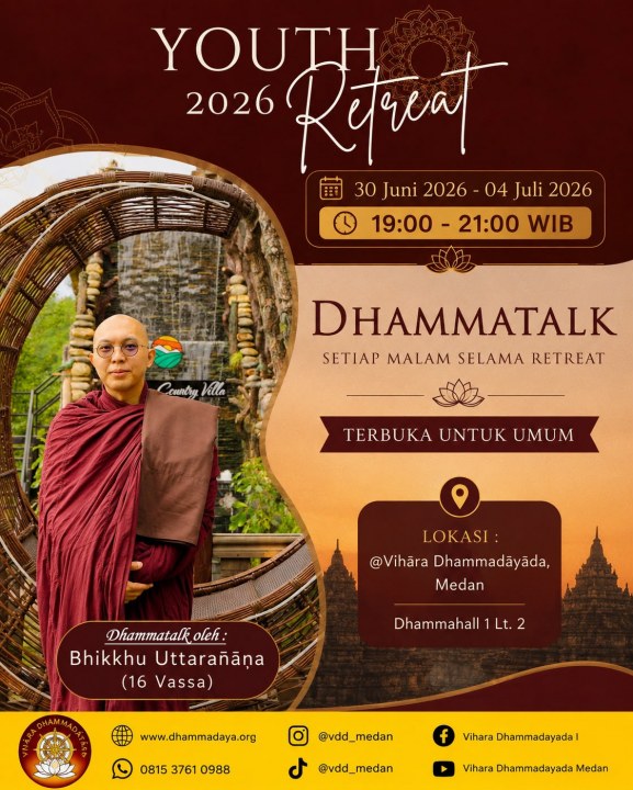 foto-kebaktian-Dhammatalk bersama : Bhikkhu Uttarañāṇa