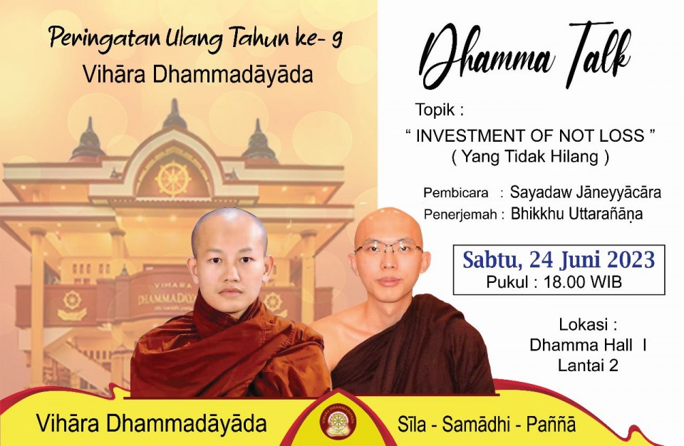 foto-kebaktian-Chanting & Dhammatalk, Peringatan Hari Ulang Tahun Vihāra Dhammadāyāda ke-9