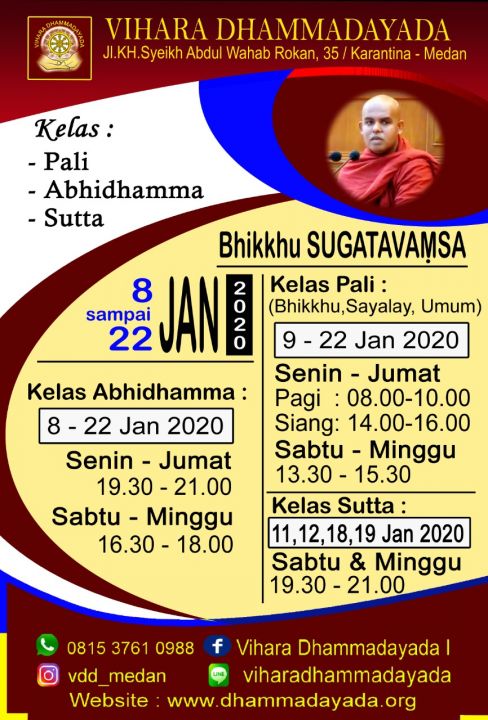 foto-kelasdhamma-Kelas Pāḷi Dibimbing Oleh Bhikkhu Sugatavaṃsa